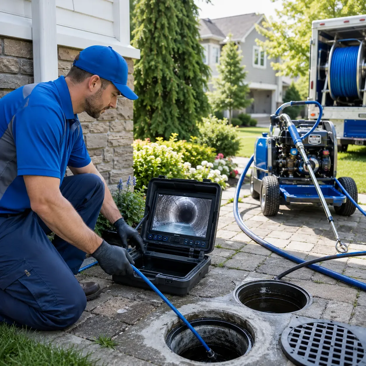 Outdoor drain cleaning professionals serving Dover, OH