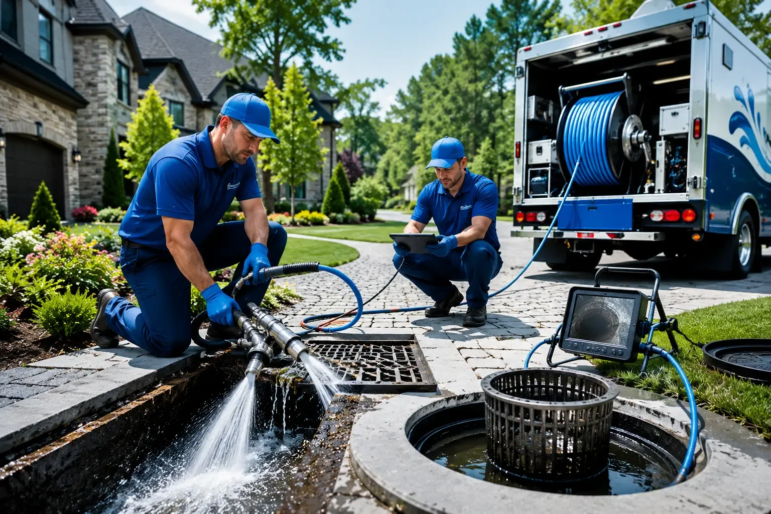 Local outdoor drain cleaning professionals in Dover, OH